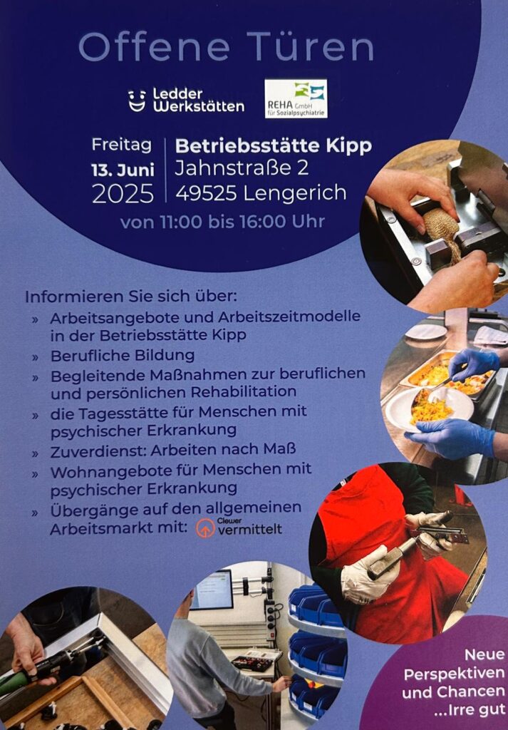 Plakat Offene Türen am 13.06.2025