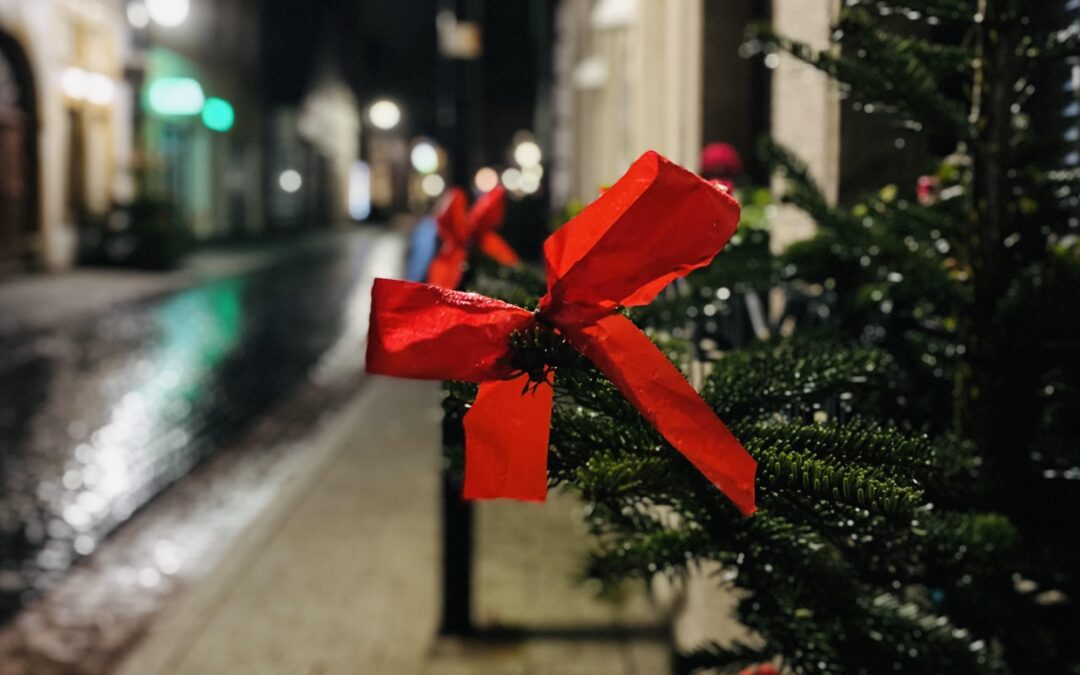 Gemeinsam schön machen: Unsere Klient*innen schmücken die Münsterstraße in Lengerich